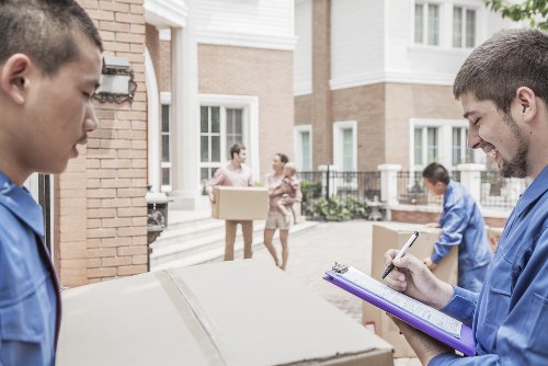 House movers handling a local residential move in Bellingham