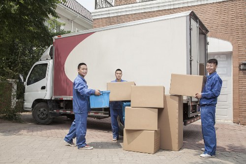 House removal team loading furniture in Bellingham