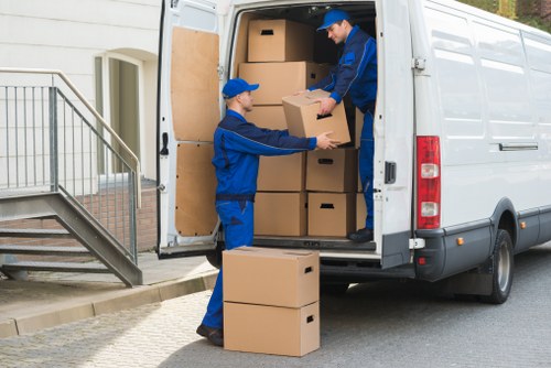 Packing and furniture handling during a Bellingham removals service