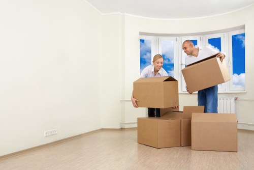 Man with van removal vehicle in Bellingham for local moving services