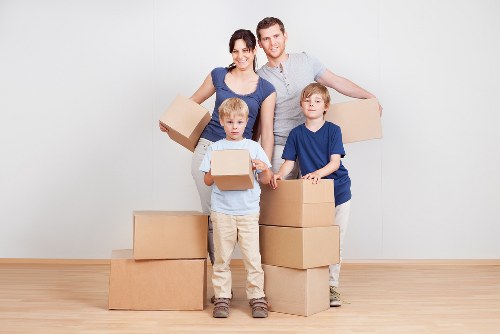 Local removals team preparing a move in Bellingham