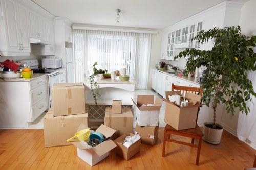 Careful packing and transport during a local move in Bellingham
