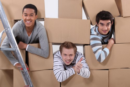 Removal van ready for a flat or house move near Bellingham